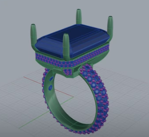 Jewelry and accessories visualization modeling services